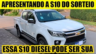 APRESENTANDO A CHEVROLET S10 LTZ 28 2024 DO NOSSO SORTEIO [upl. by Fiske]