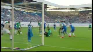 Spielbericht Rostock gegen Schalke [upl. by Weslee]