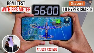 Xiaomi 11i HyperCharge Pubg Test With FPS Meter Heating and Battery Test  Fastest 120W 🔥 [upl. by Layne]