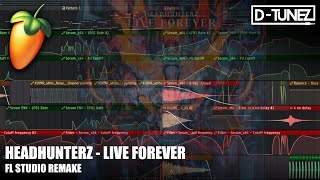 Headhunterz  Live Forever FL Studio Remake Project File Download [upl. by Yasdnil]