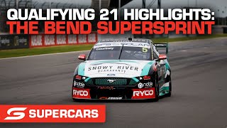 Qualifying 21 Highlights  OTR The Bend SuperSprint  Supercars 2022 [upl. by Lynnette]