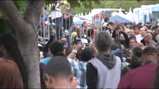 2012 Taste of Soul Backstage w Eric Benet El DeBarge and Johnny Gill gets close with fans [upl. by Olwen]