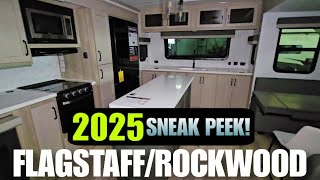 2025 UPDATES FlagstaffRockwood Travel Trailer RV [upl. by Ehud]