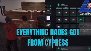 Everything Hades Got From The Cypress War… Nopixel 40  GTA RP [upl. by Leinad]