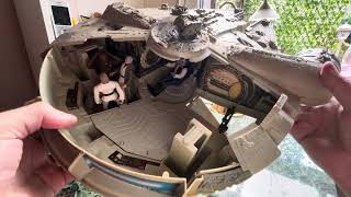 Star Wars Millennium Falcon Kenner vs POTF [upl. by Olecram318]