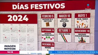 Estos son los días festivos del 2024  Noticias con Crystal Mendivil [upl. by Bowe]