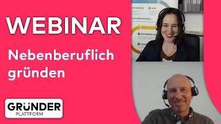 Webinar Nebenberuflich gründen [upl. by Nannaihr818]