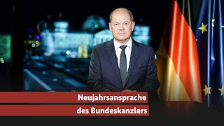 Neujahrsansprache von Bundeskanzler Olaf Scholz [upl. by Lavro]