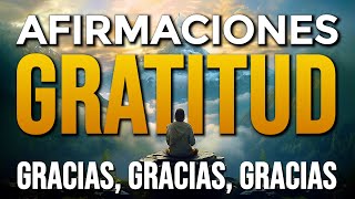 🌟 AFIRMACIONES DE GRATITUD para Comenzar el Dia  Gracias Gracias Gracias  Effata Effata Effata 🙏🌟 [upl. by Devona]