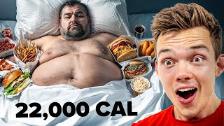 Worlds Heaviest Man Eats 22000 Calories a Day [upl. by Drye]