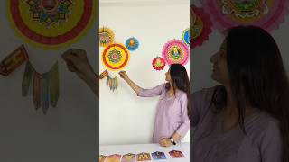 🪔Happy Diwali Diwali decoration ideas at homediwali backdrop diwali2024 diy shortvideo [upl. by Notsur891]