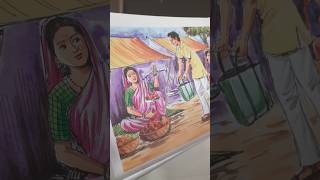 art market drawing memory subscribe ✅🔱 [upl. by Thapa]