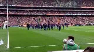 The Artane Boys band before the AllIreland [upl. by Evita]