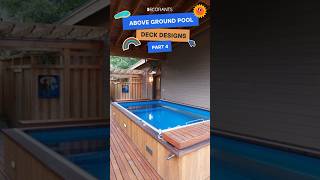 Cool Above Ground Swimming Pool Deck Ideas to Inspire Your Backyard in 2024 [upl. by Picardi242]