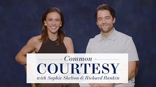 Sophie Skelton and Richard Rankin Debate Honesty vs Manners  Common Courtesy  Town amp Country [upl. by Niatirb]