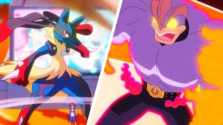 Ash Mega Lucario vs Gigantamax Machamp「AMV」 Fearless  Pokemon Journeys Episode 86 [upl. by Steve]