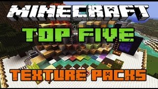 Minecraft Top 5 Texture Packs 15  Download HD GermanDeutsch [upl. by Nelram]