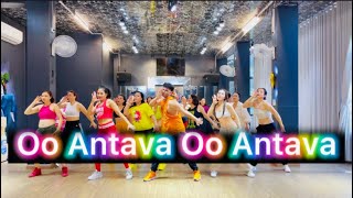 Oo Antava Dance  Zumba  Pushpa Songs Telugu  Allu ArjunRashmika  Easy Dance Steps  ooantava [upl. by Ginzburg904]