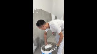 Painter Applying putty  Puttying for renovation putty 241031 [upl. by Ayotal]