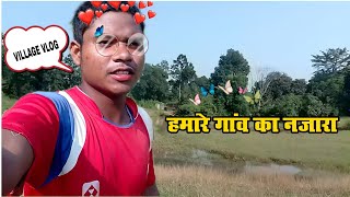 हमारे गांव का नजाराVlogVILLAGE VLOGVlog video [upl. by Nabila946]