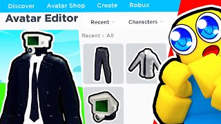 I Made The Most REALISTIC Cameraman Avatar Skibidi Toilet Roblox Avatar [upl. by Tarrah]