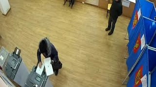 Russian election footage appears to show vote rigging [upl. by Seem837]