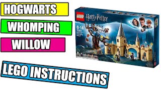 LEGO INSTRUCTIONS  HOGWARTS WHOMPING WILLOW  HARRY POTTER  LEGO 75953 [upl. by Dwan610]