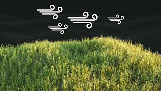 How to Make Windy Grass Using Geo Nodes  Blender Tutorial [upl. by Maridel729]