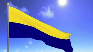 Flag of State of Perlis Perlis Indera Kayangan [upl. by Betthezel]