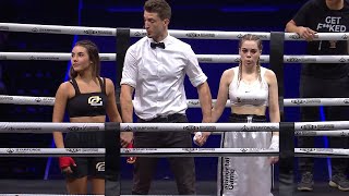 Andrea Botez vs WGM Dina Belenkaya  Mogul Chessboxing [upl. by Eedissac]