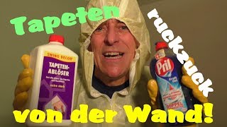 Tapeten leicht entfernen ohne Tapetenablöser oder Spüli foryou live trending viral fyp funny [upl. by Louie636]