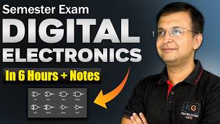 Complete DE Digital Electronics in one shot  Semester Exam  Hindi [upl. by Kreg]