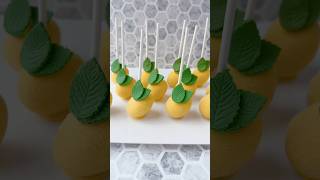 Lemon cake pops Cake pop tutorial Easy cake pops [upl. by Harvison]