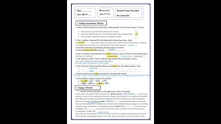 9th Form Mid Term One Correction [upl. by Tram]