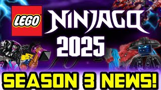 New 2025 Ninjago Info 🐲 Ninjago Dragons Rising Season 3 News Ninjago 2025 News [upl. by Latin]