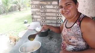 fiz galo no leite de coco para o almoço [upl. by Yorke]