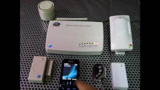 GSMAlarm GSM Alarmanlage mit Simkarte [upl. by Atsed]