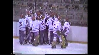 1985 12 28 Massena 4 vs Liverpool 3 OT Clinton Tournament [upl. by Leiria]