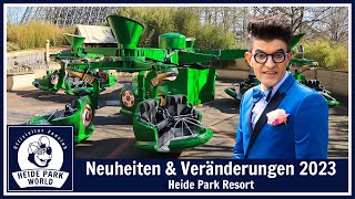 Neuheiten und Veränderungen im Heide Park Resort 2023 [upl. by Tobi]