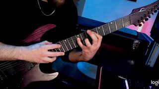 7 String Metal riff guitar [upl. by Scheld]