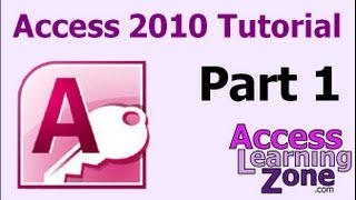 Microsoft Access 2010 Tutorial Part 01 of 12  Database Terminology [upl. by Mika]