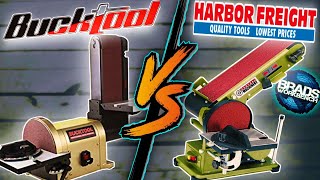 BEST Benchtop Belt Sander  Bucktool vs Harbor Freight Part 1 [upl. by Dredi]