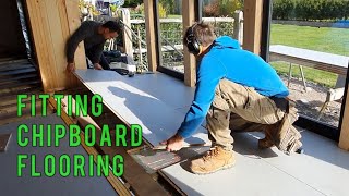 Chipboard Flooring How to Lay P5 Tongue and Groove chipboard flooring [upl. by Gitlow475]