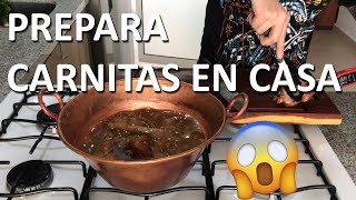 Como Hacer Carnitas Caseras Estilo Michoacán carnitas comidamexicana recetasfaciles [upl. by Lightman]