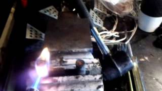 Welding cable vs Battery cable burn up test [upl. by Ameehs323]