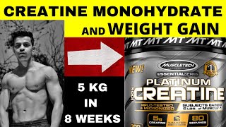 CREATINE Monohydrate amp Weight Gain [upl. by Phelgon]