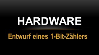 Hardware 1 Bit Zähler FINAL [upl. by Fidele]