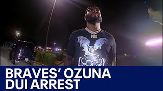 Bodycam video shows Atlanta Braves Marcell Ozuna DUI arrest [upl. by Sonahpets]