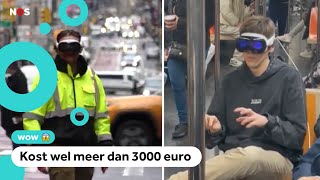 Nieuwe realitybril gaat viral gevaarlijk of vooral leuk [upl. by Epillihp]