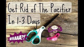 Get Rid of Pacifier Quickly  My 13 Day Method [upl. by Petrina631]